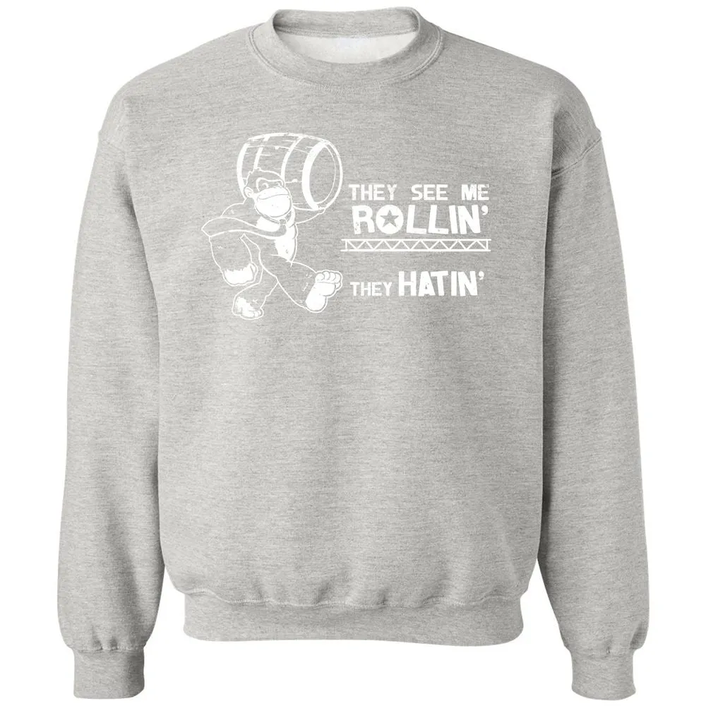 Classic Unisex Sweatshirt - NDL3TBHW - Ash - 8