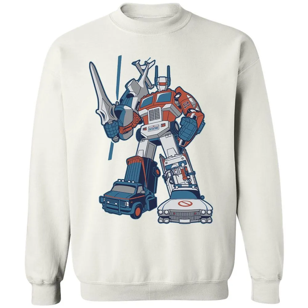 Classic Unisex Sweatshirt - KFD9HWFJ - White - 12