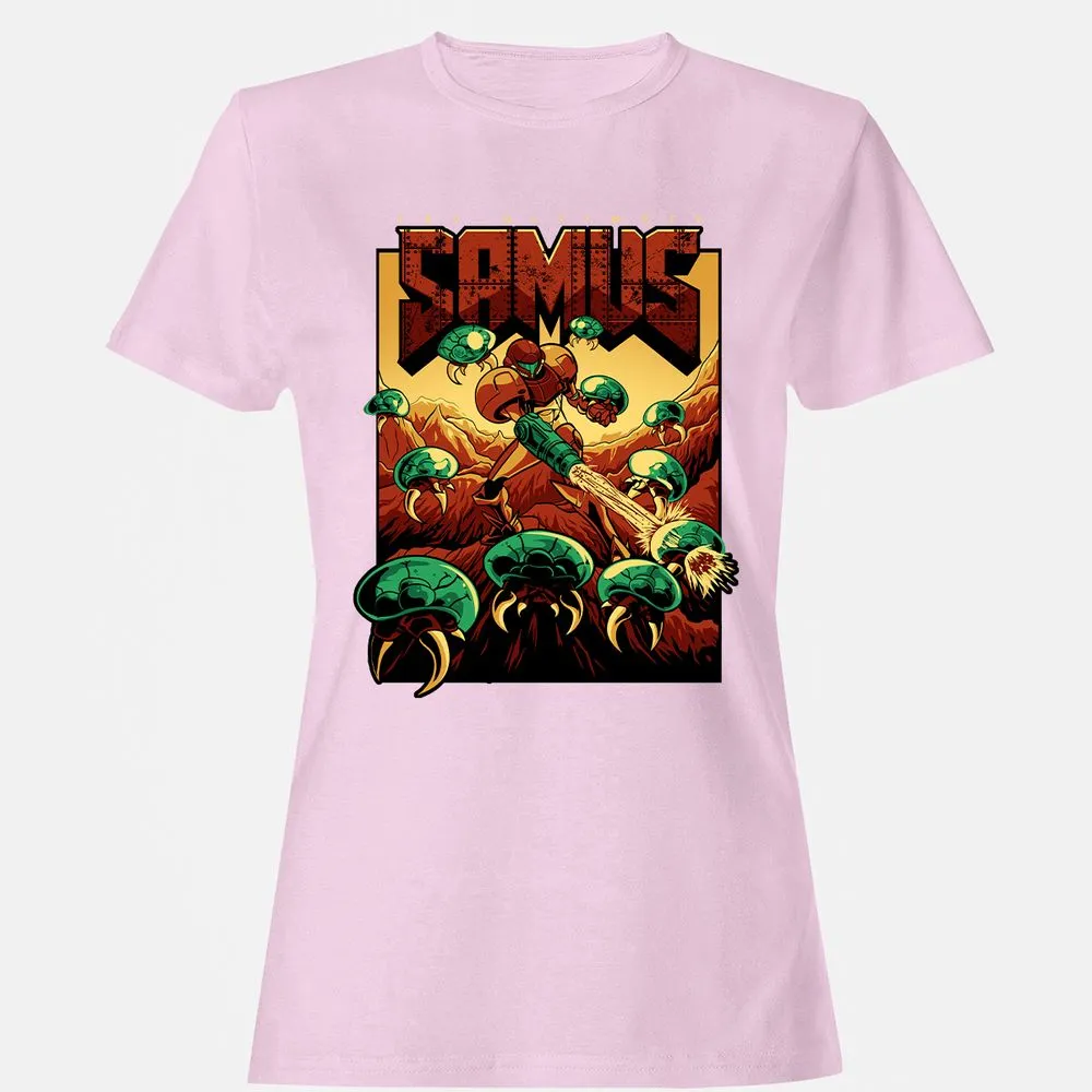 Women's T-Shirt - HZUCT8GU - Light Pink - 9