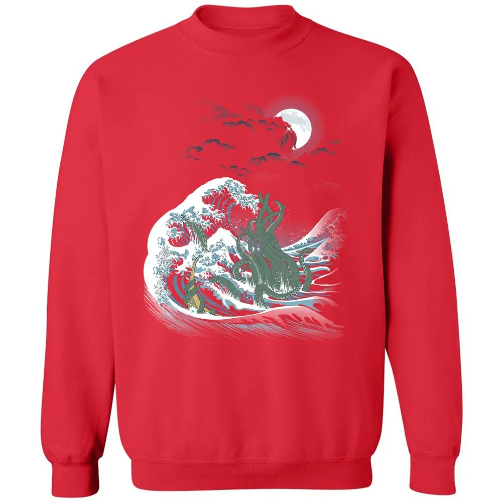 Classic Unisex Sweatshirt - E6WTF5RT - Red - 5