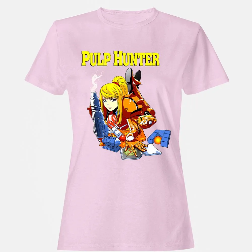 Women's T-Shirt - Q4HU9R7D - Light Pink - 9