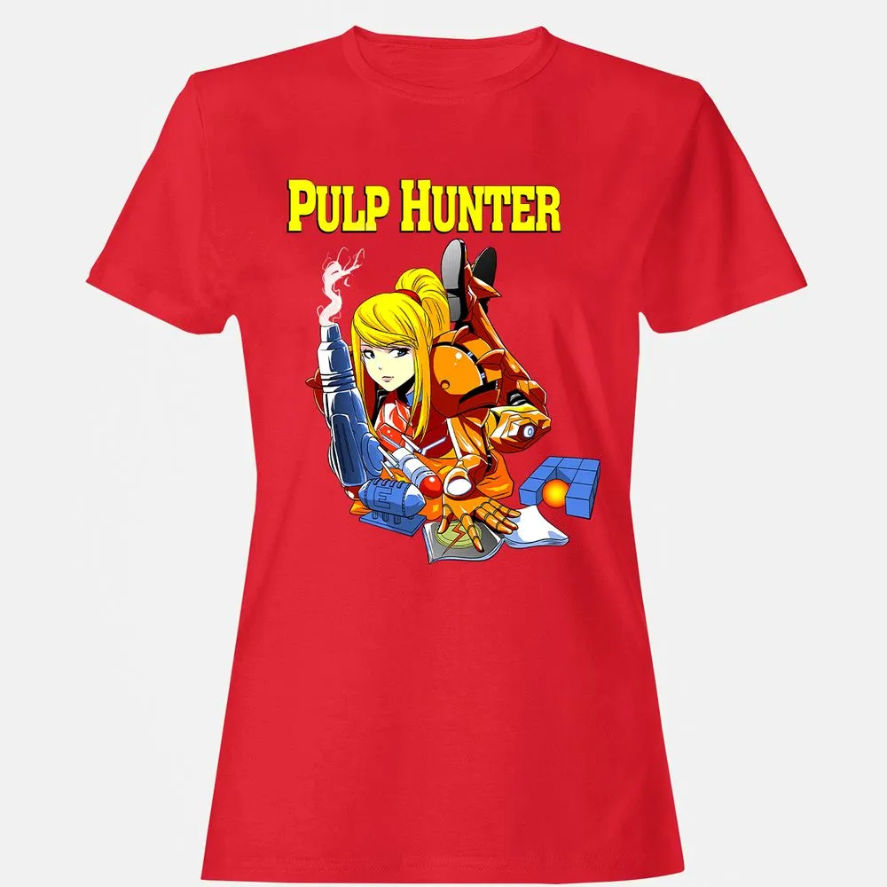 Women's T-Shirt - Q4HU9R7D - Red - 13
