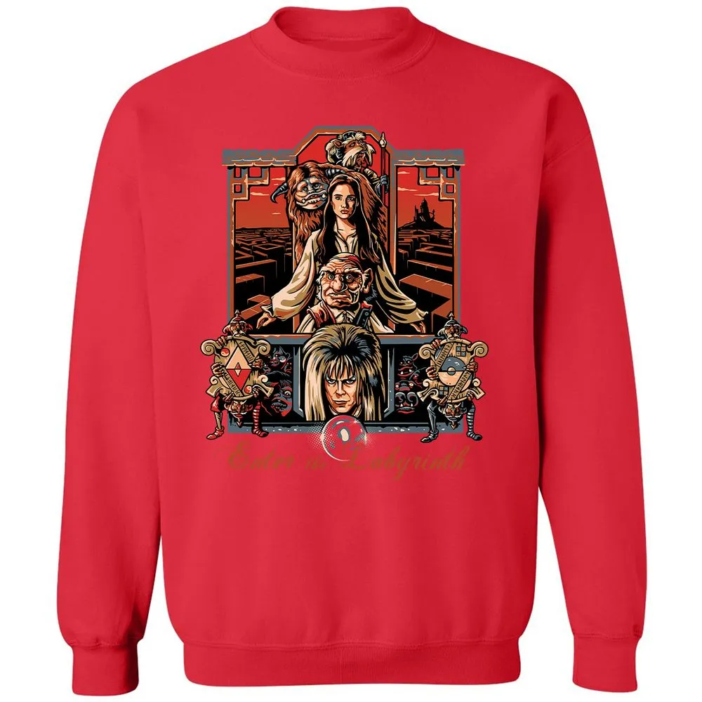Classic Unisex Sweatshirt - TLQSRQA4 - Red - 5