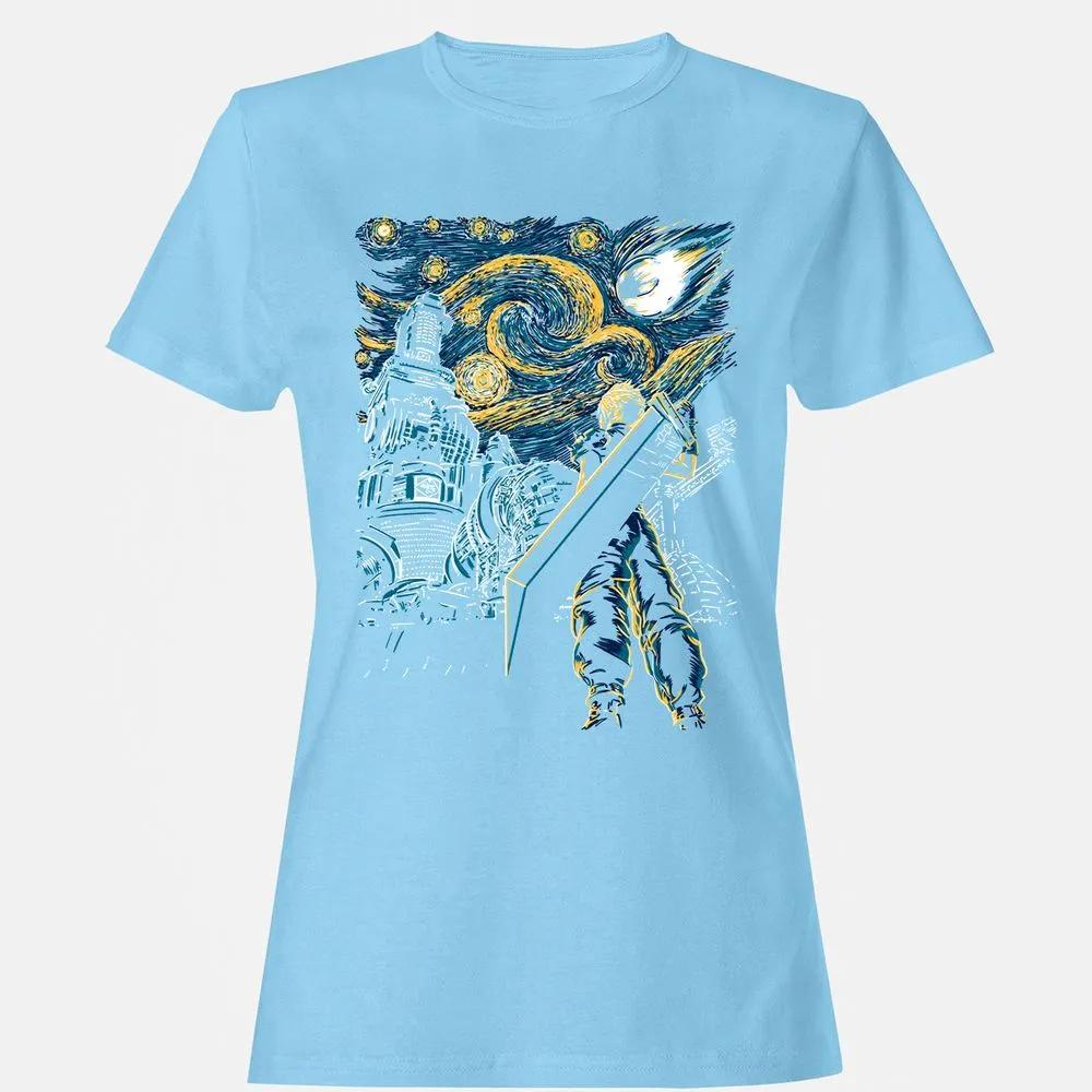 Women's T-Shirt - RFRL4QWJ - Light Blue - 8