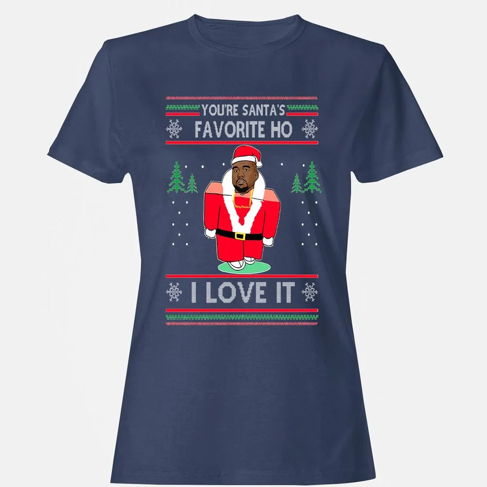 Women's T-Shirt - W89DXF1K - Navy - 10