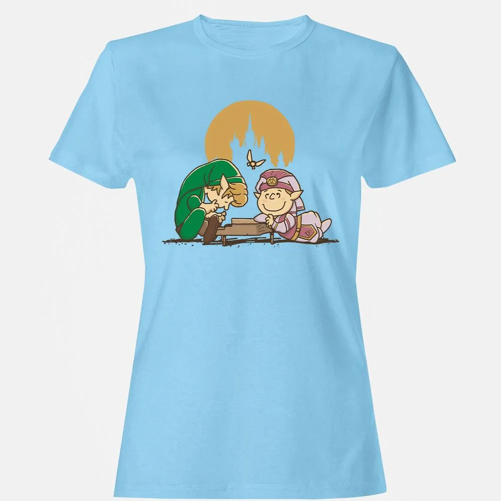 Women's T-Shirt - Z3WR5BMM - Light Blue - 8