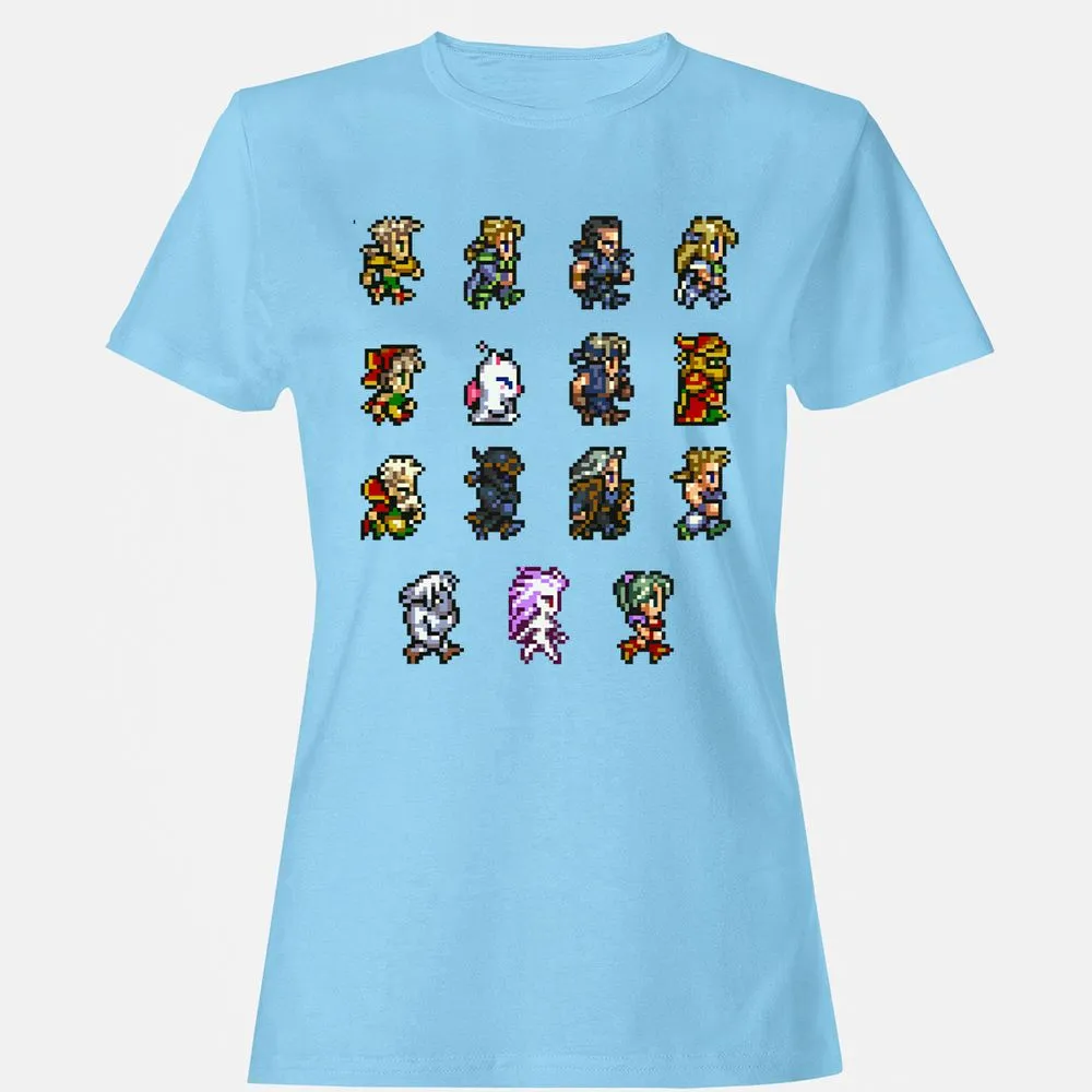 Women's T-Shirt - 9W34E6YA - Light Blue - 8