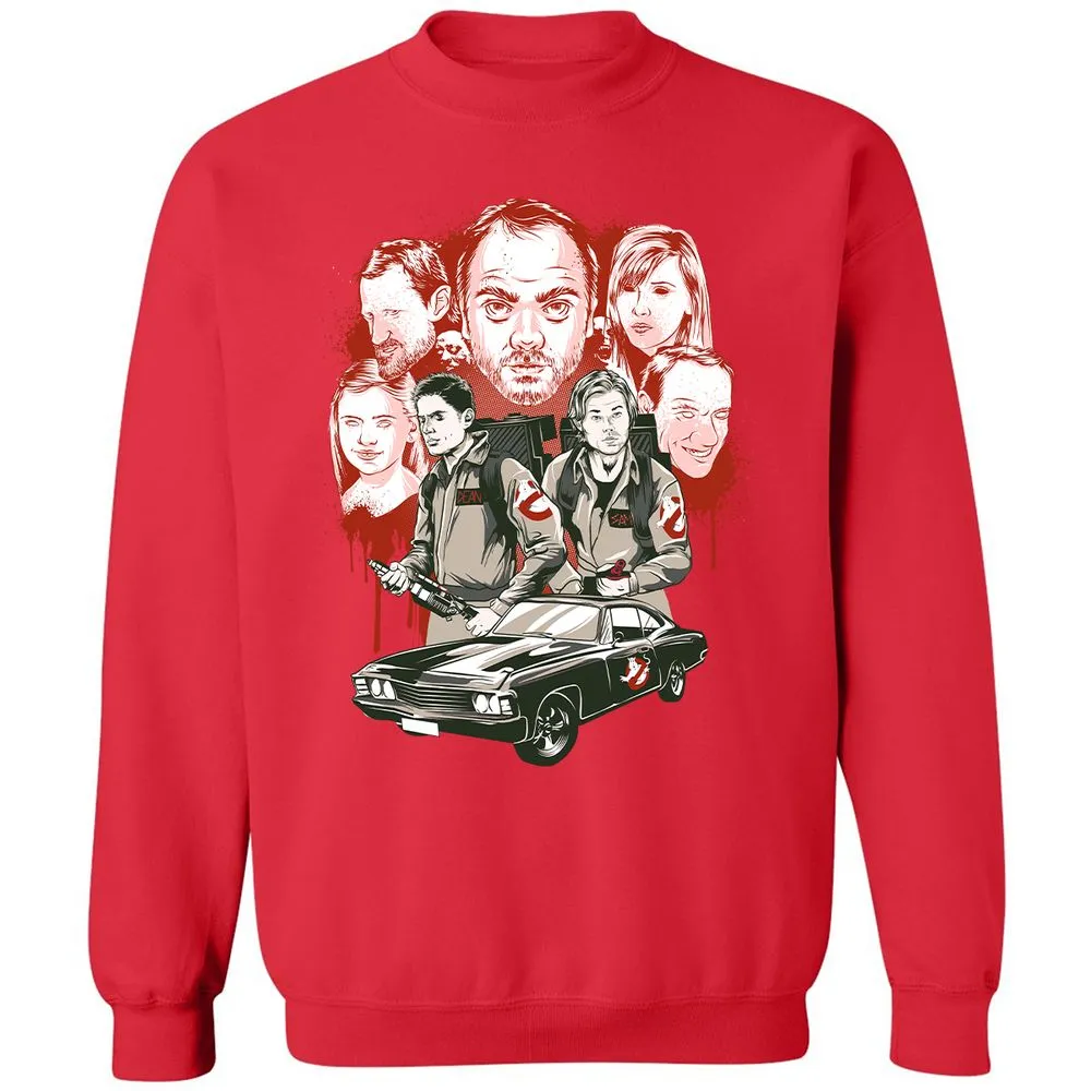 Classic Unisex Sweatshirt - W65FKVTC - Red - 5