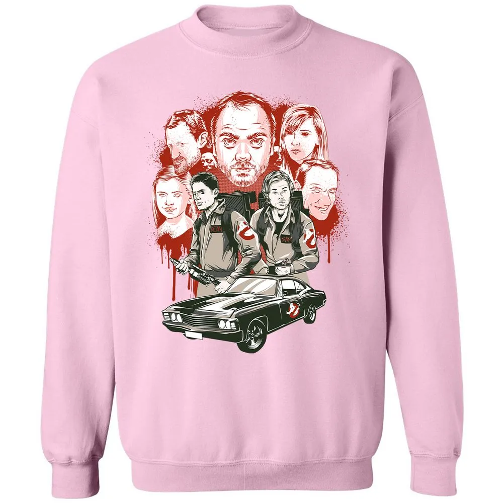 Classic Unisex Sweatshirt - W65FKVTC - Light Pink - 3