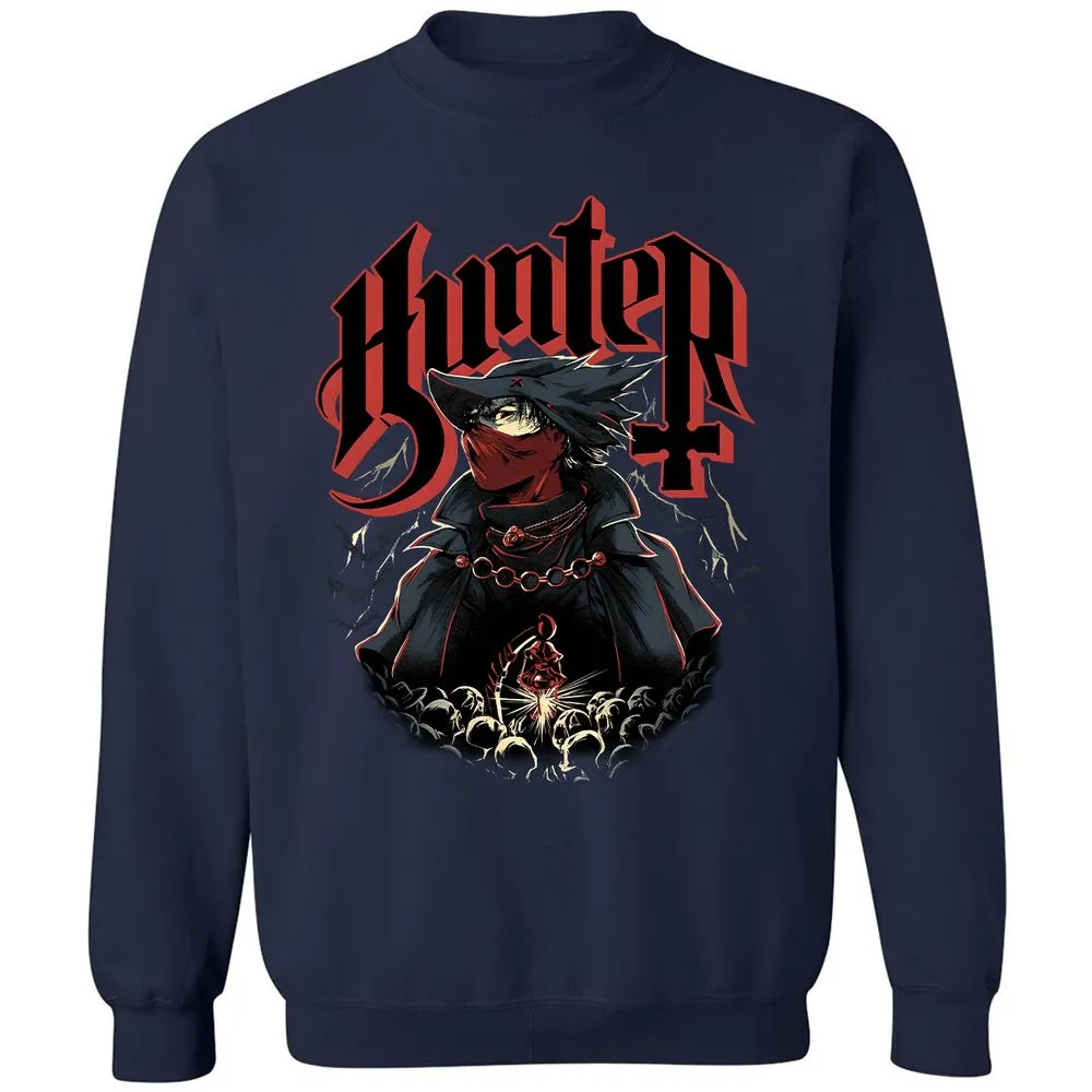 Classic Unisex Sweatshirt - VE86P7FQ - Navy - 2