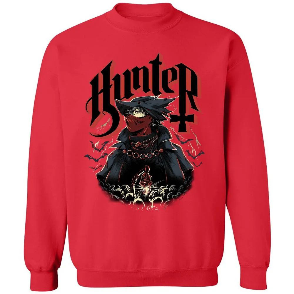 Classic Unisex Sweatshirt - VE86P7FQ - Red - 5