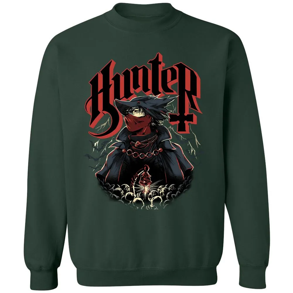 Classic Unisex Sweatshirt - VE86P7FQ - Forest Green - 4