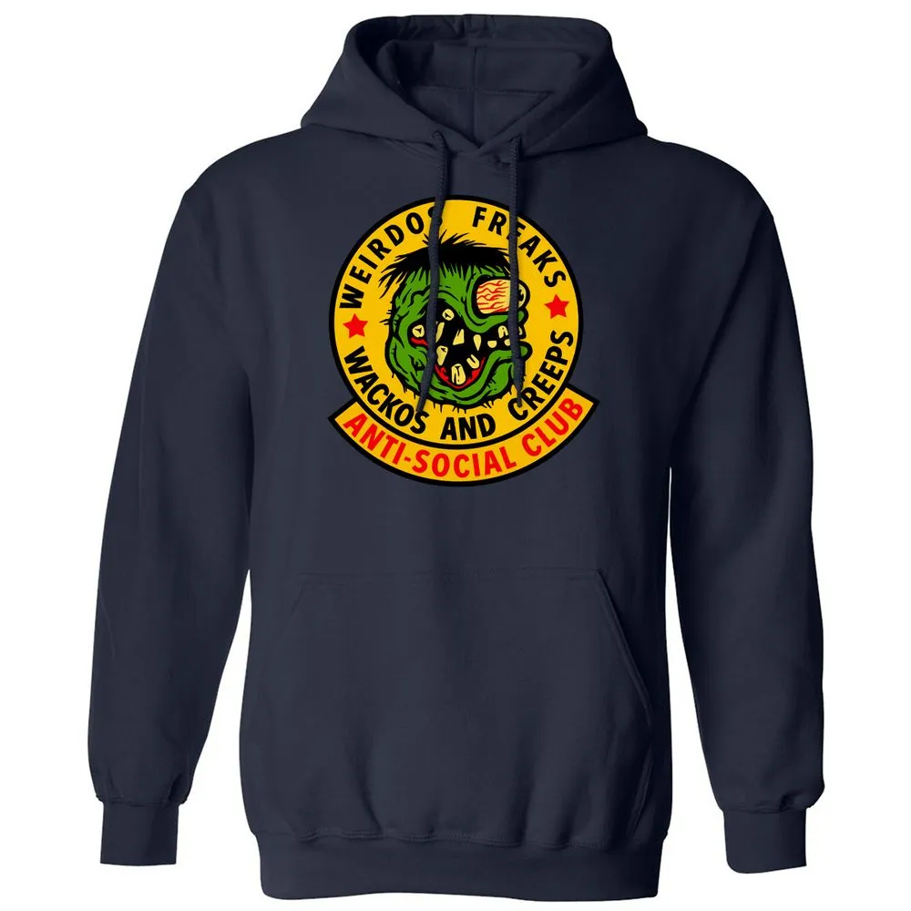 Classic Unisex Hoodie - DV5QBQXL - Navy - 2
