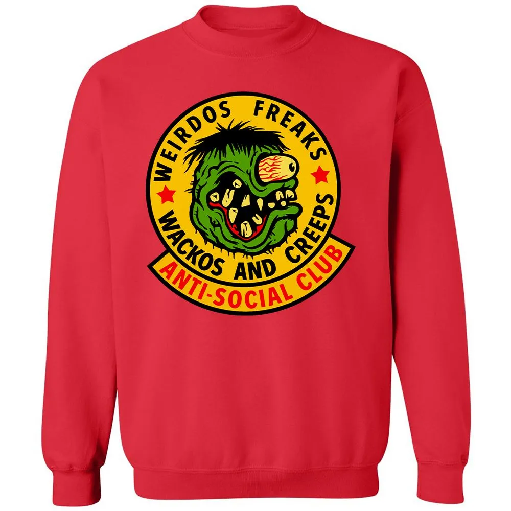 Classic Unisex Sweatshirt - U5H72MVH - Red - 5