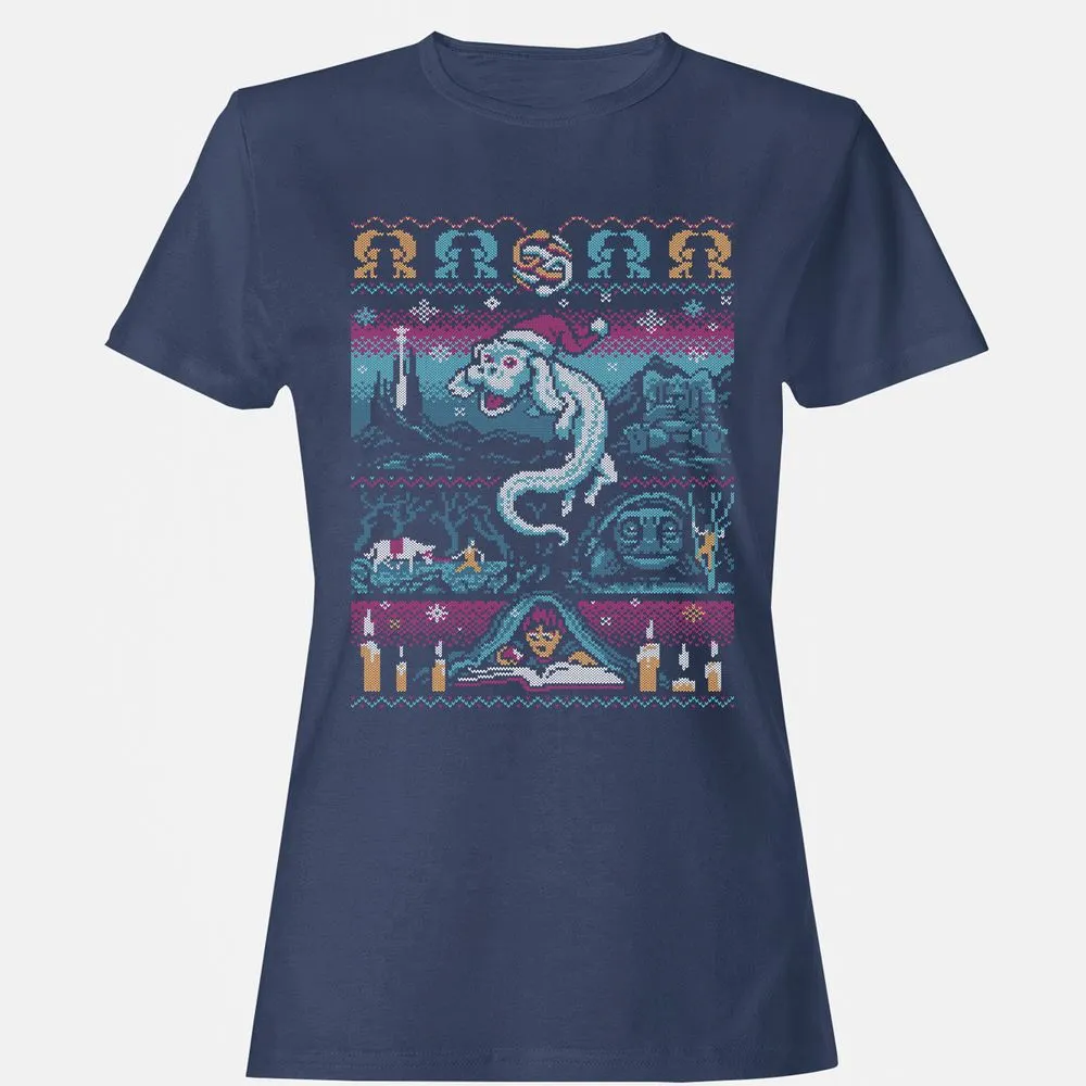 Women's T-Shirt - H5HSP89Q - Navy - 10
