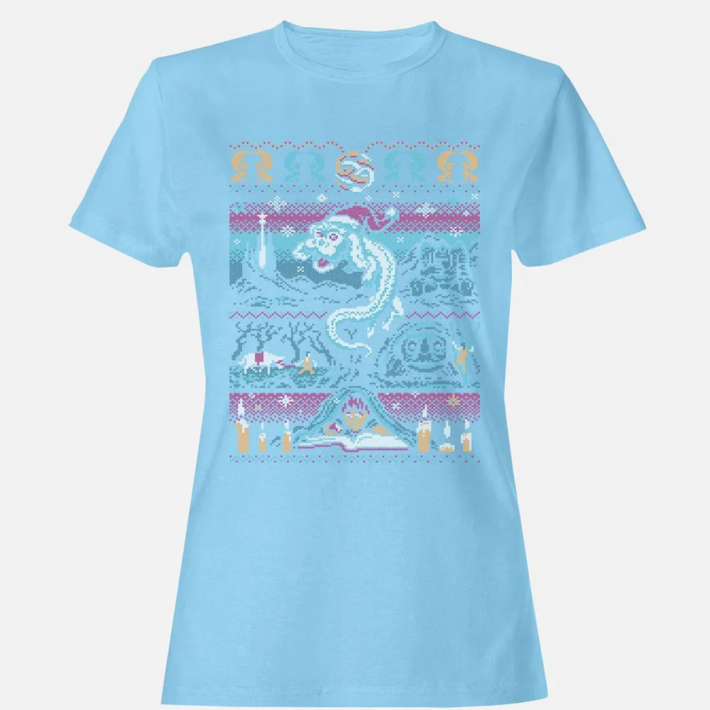 Women's T-Shirt - H5HSP89Q - Light Blue - 8