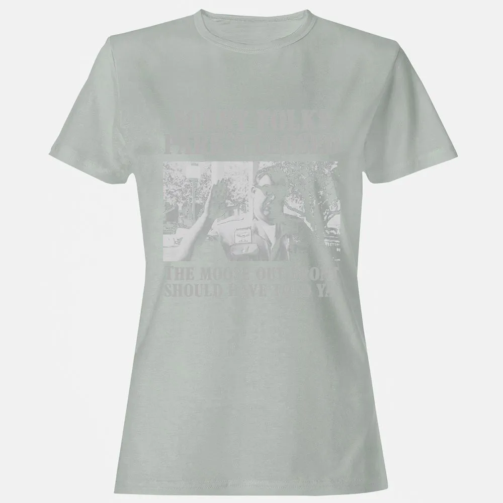 Women's T-Shirt - M7EYFQ4B - Ash - 2