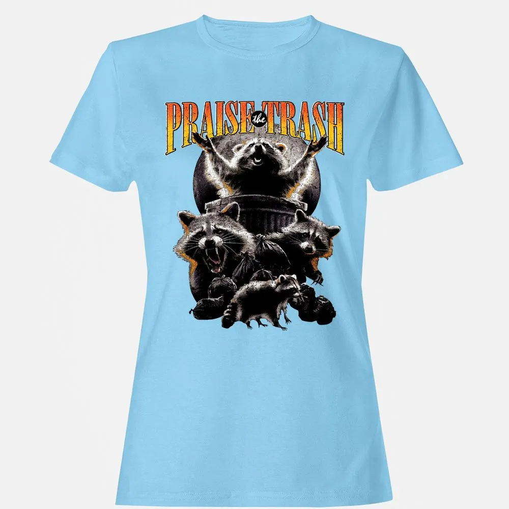 Women's T-Shirt - S5HHBF2G - Light Blue - 8