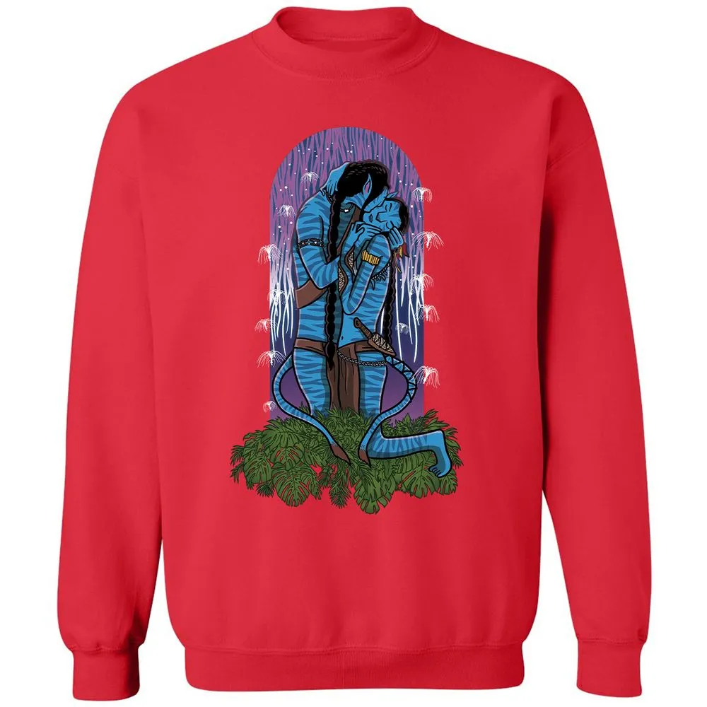 Classic Unisex Sweatshirt - TZXKM55P - Red - 5