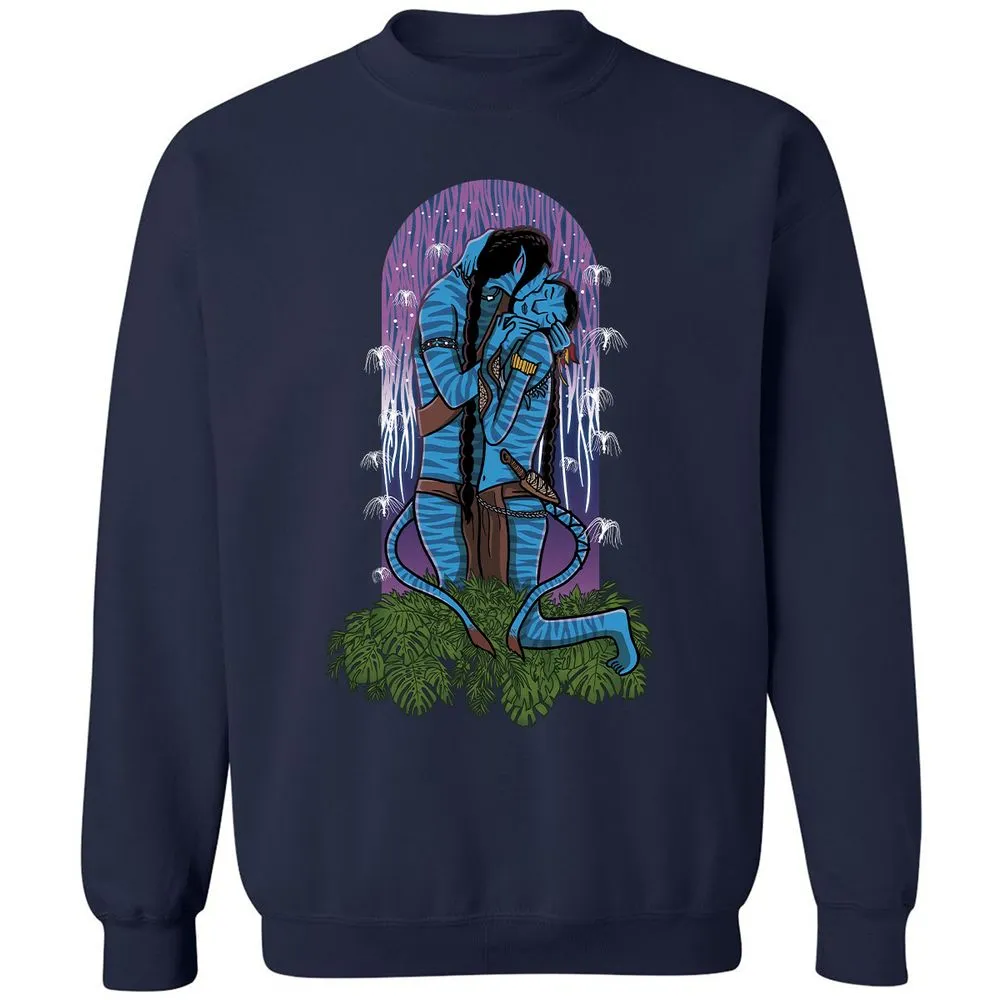 Classic Unisex Sweatshirt - TZXKM55P - Navy - 2