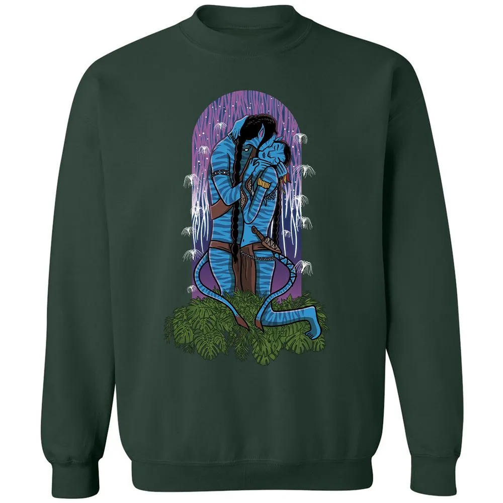 Classic Unisex Sweatshirt - TZXKM55P - Forest Green - 4