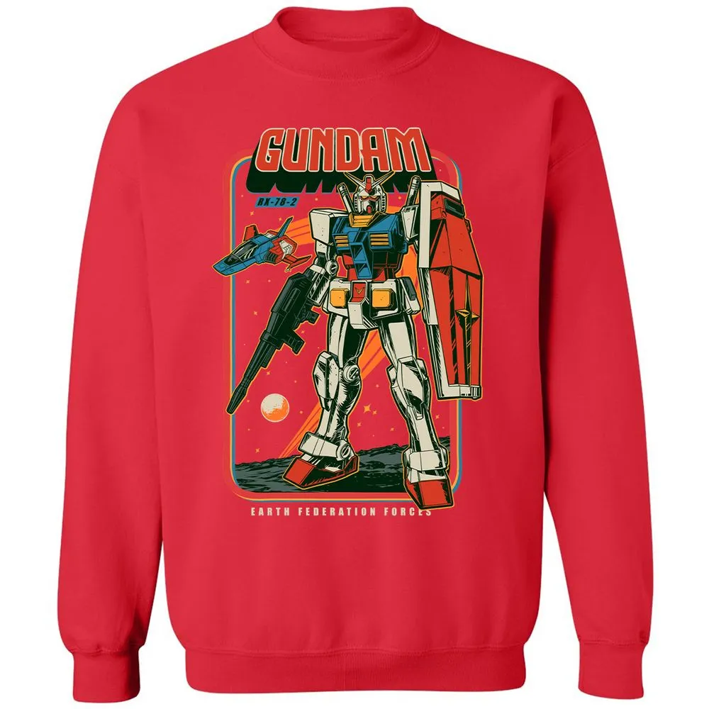 Classic Unisex Sweatshirt - 72HEGFKZ - Red - 5