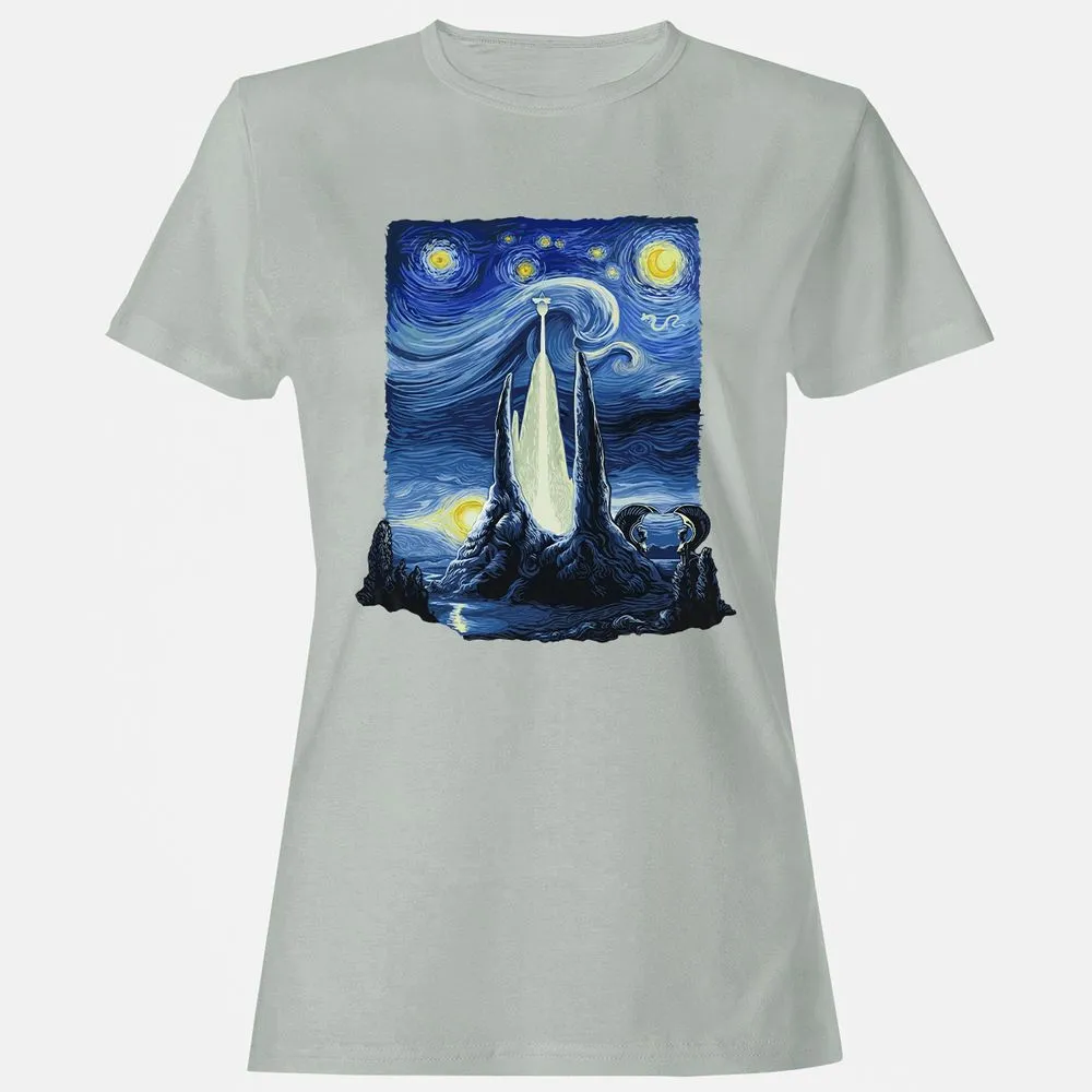 Women's T-Shirt - Q8VD7K95 - Ash - 2