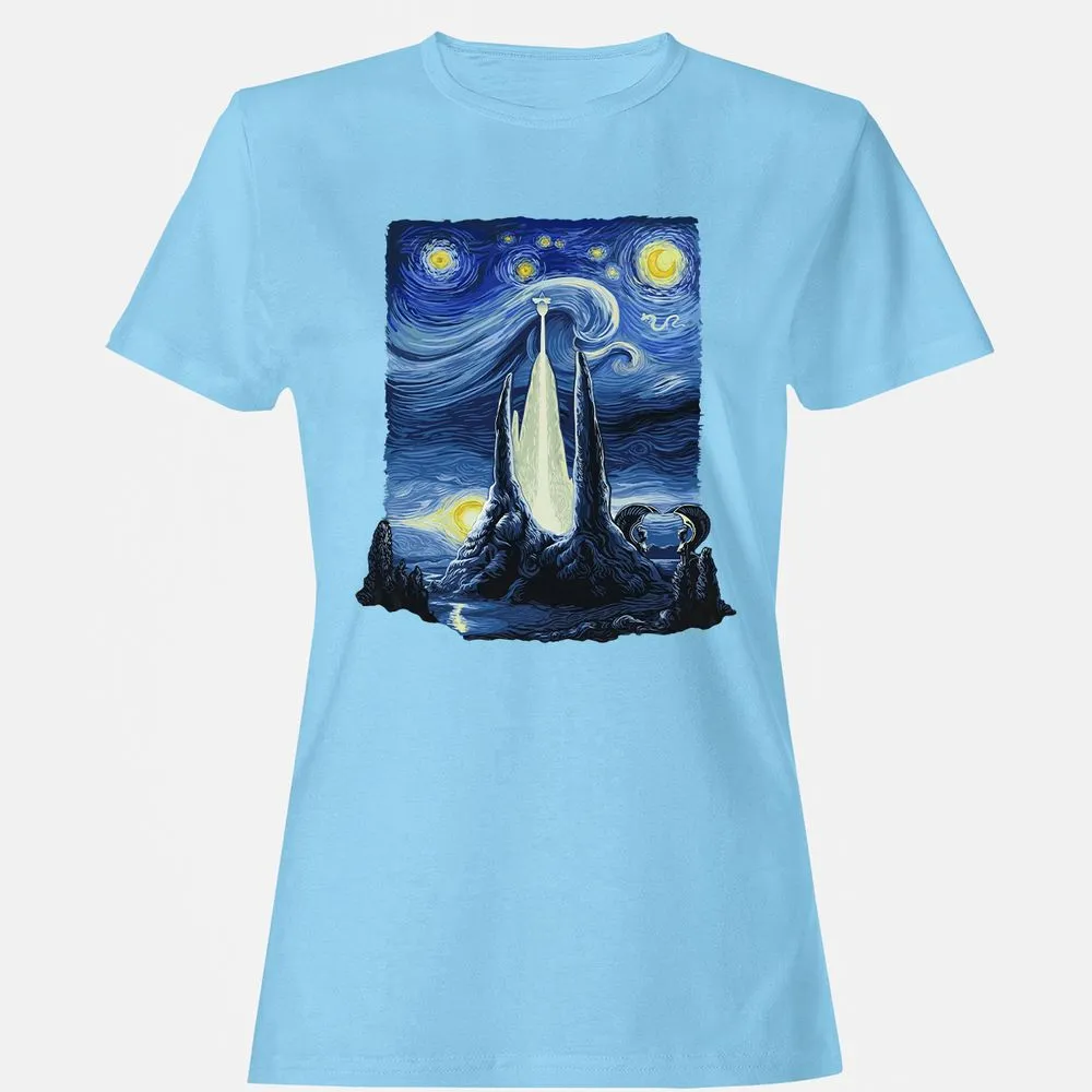 Women's T-Shirt - Q8VD7K95 - Light Blue - 8