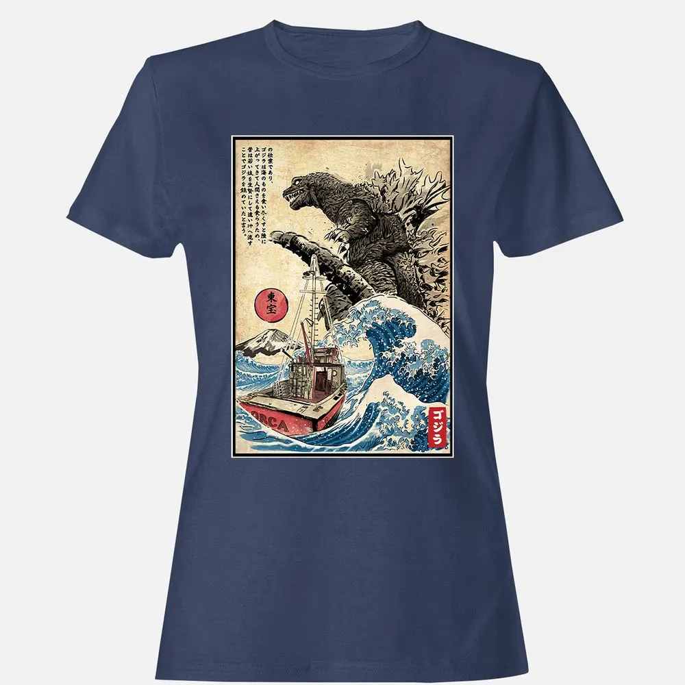 Women's T-Shirt - MZWRDXGC - Navy - 10
