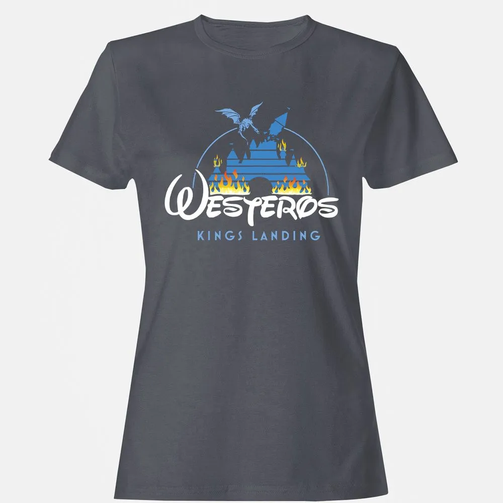 Women's T-Shirt - CHARGPJ9 - Dark Heather - 5