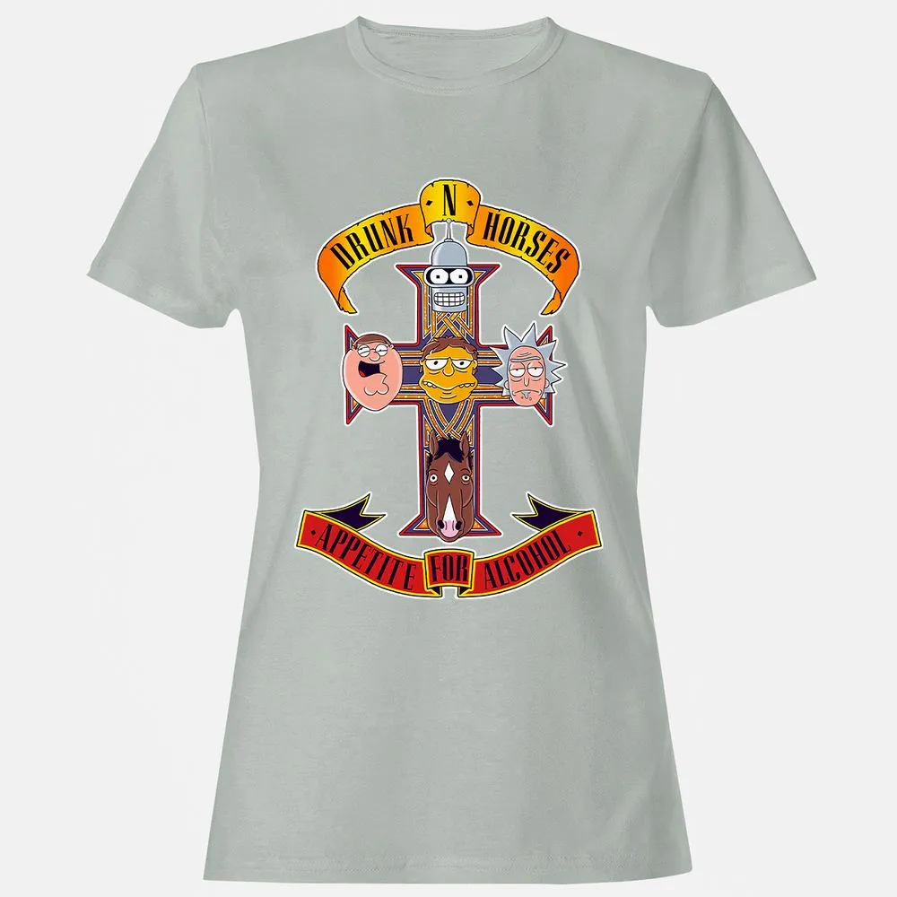 Women's T-Shirt - SHV1YSTU - Ash - 2