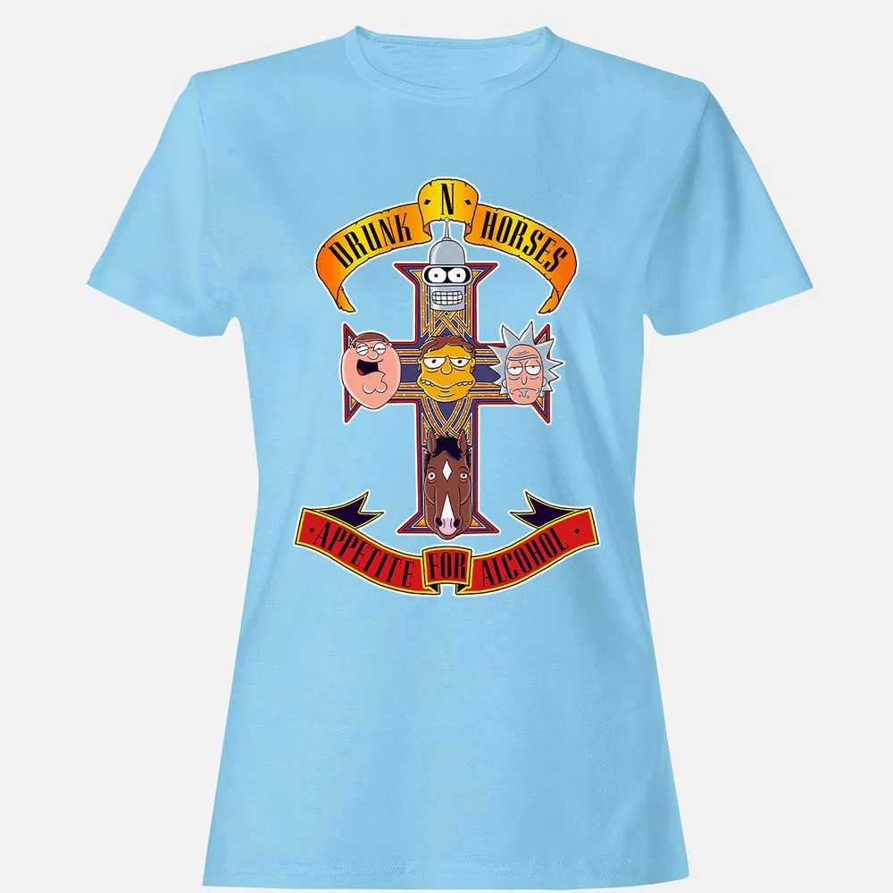 Women's T-Shirt - SHV1YSTU - Light Blue - 8