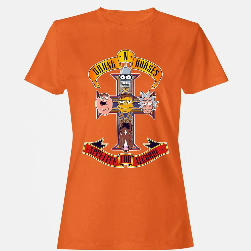 Women's T-Shirt - SHV1YSTU - Orange - 11