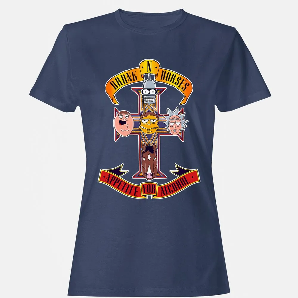 Women's T-Shirt - SHV1YSTU - Navy - 10