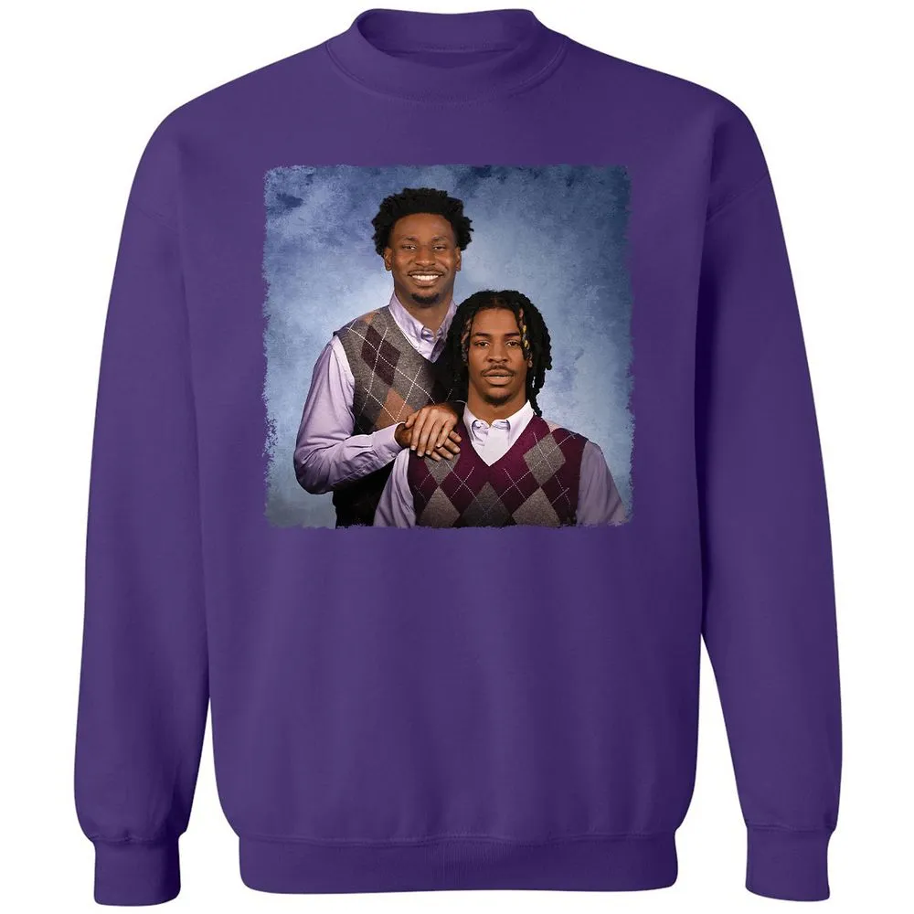 Classic Unisex Sweatshirt - Q99DMQT7 - Purple - 6
