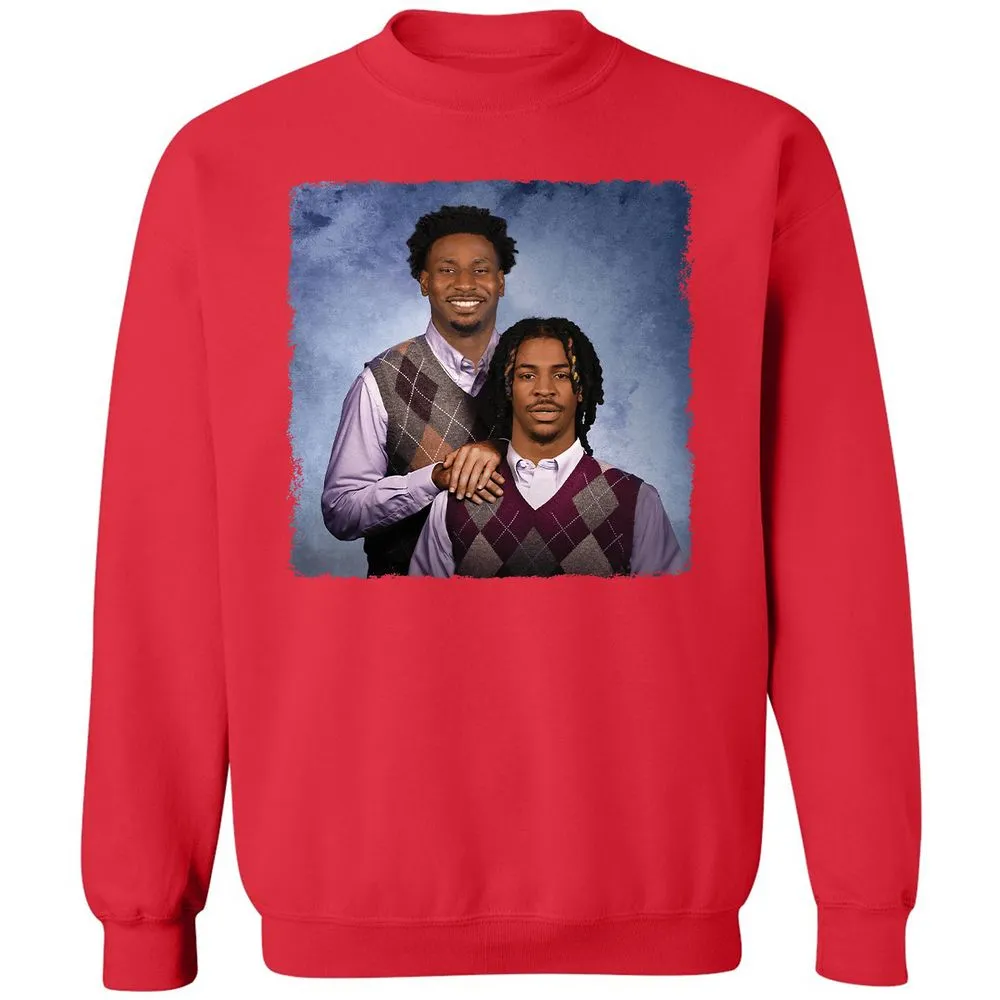 Classic Unisex Sweatshirt - Q99DMQT7 - Red - 5