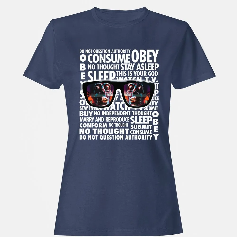 Women's T-Shirt - WDP5MYQ8 - Navy - 10