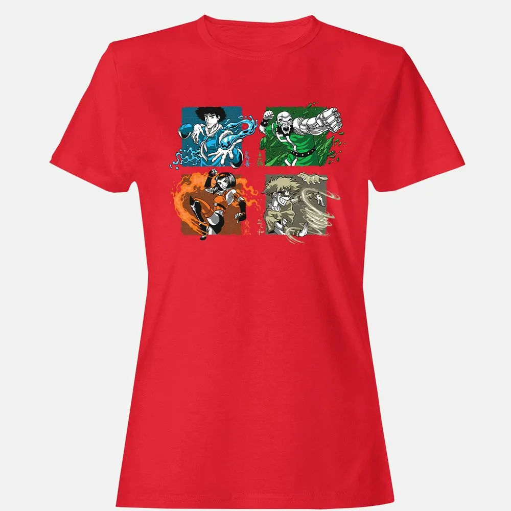 Women's T-Shirt - ZCFBQXRC - Red - 13