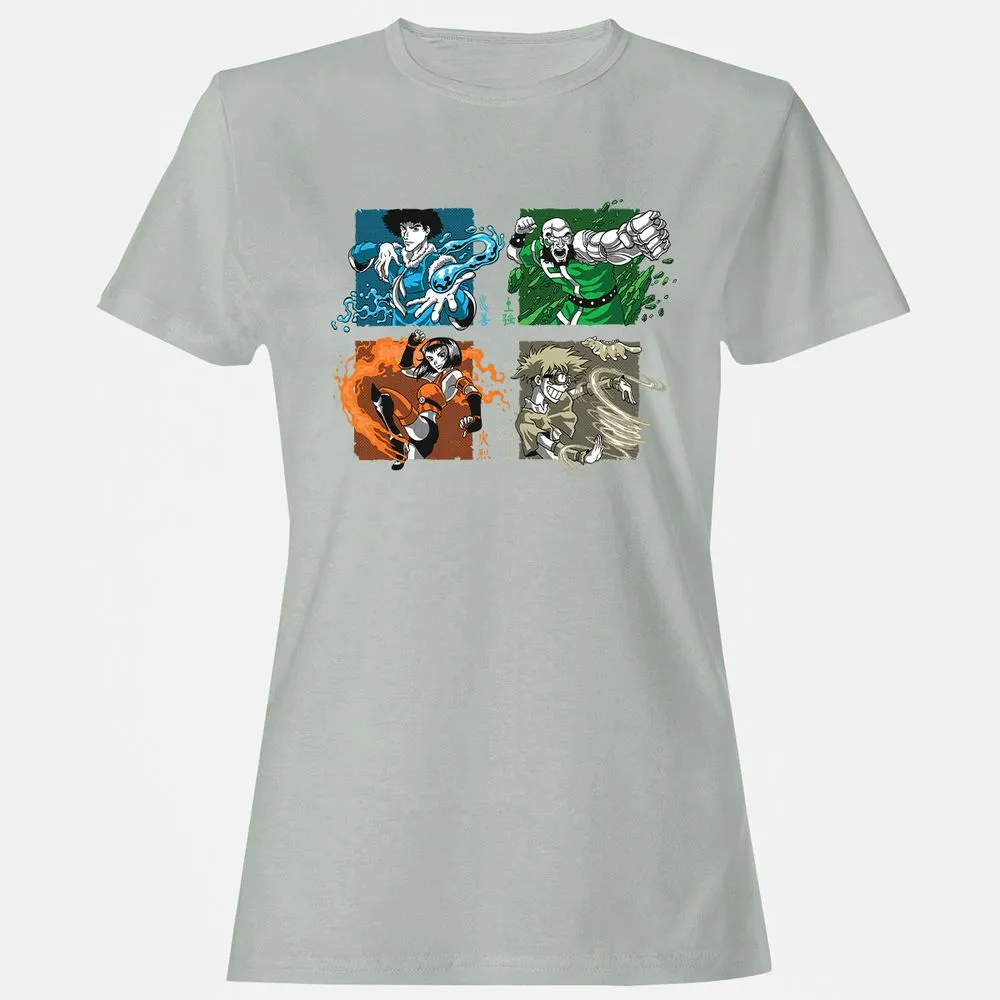 Women's T-Shirt - ZCFBQXRC - Ash - 2