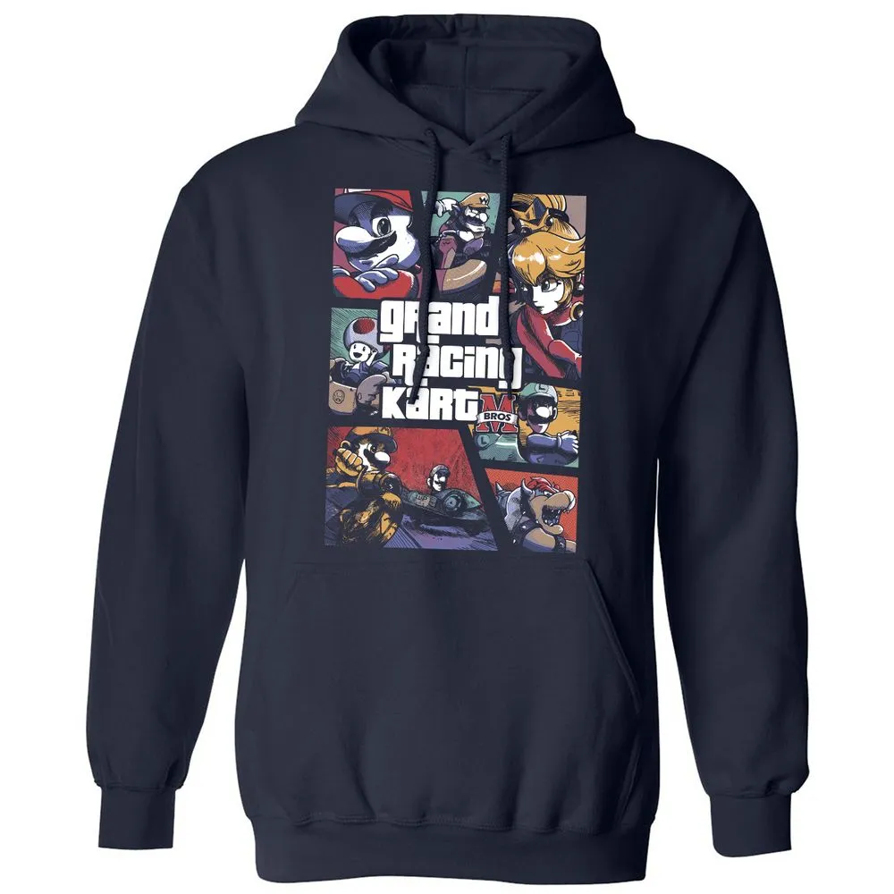 Classic Unisex Hoodie - NVGSZ8FF - Navy - 2