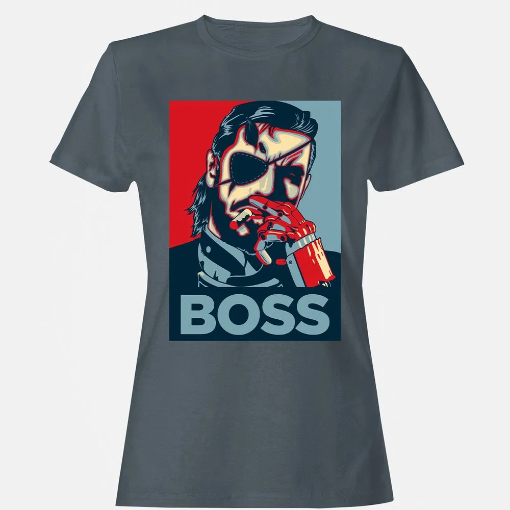 Women's T-Shirt - QHAM1MQZ - Charcoal - 3