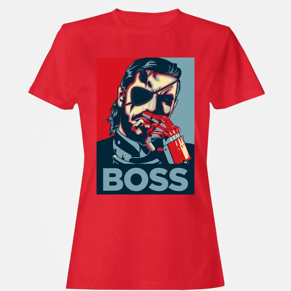 Women's T-Shirt - QHAM1MQZ - Red - 13