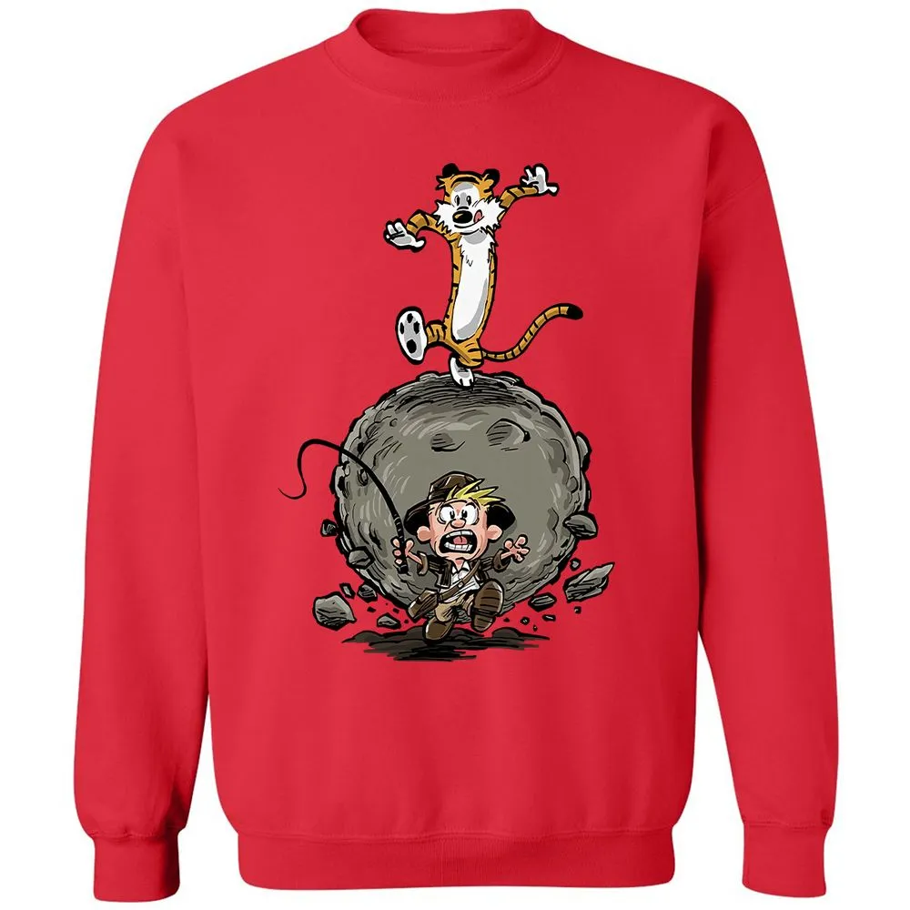 Classic Unisex Sweatshirt - M5A4DLBC - Red - 5