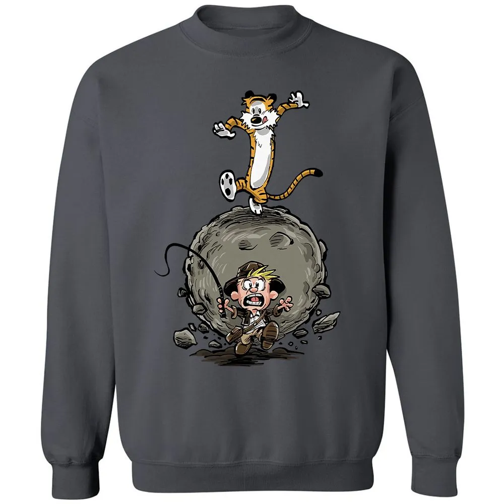 Classic Unisex Sweatshirt - M5A4DLBC - Charcoal - 7