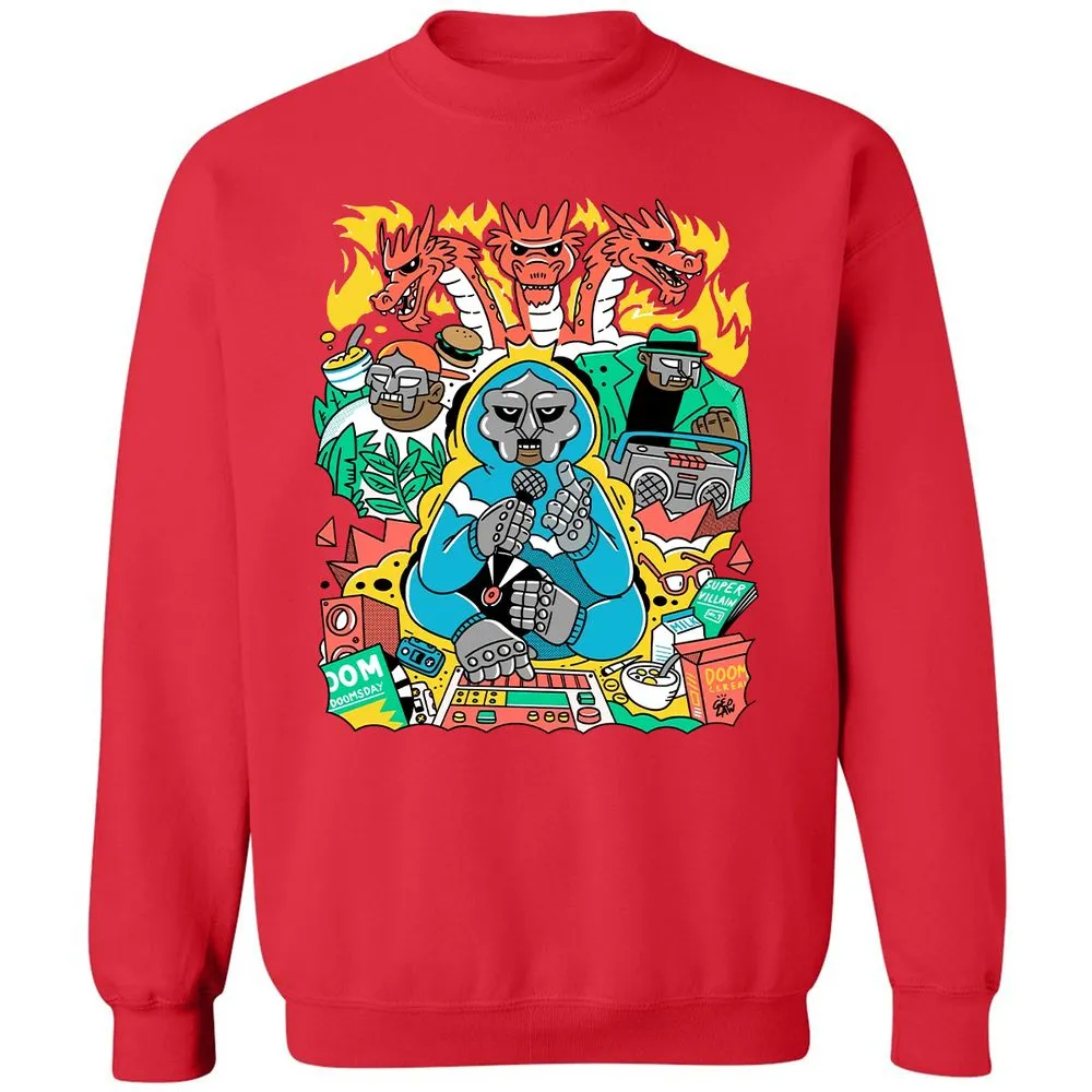 Classic Unisex Sweatshirt - DAW5XJXM - Red - 5