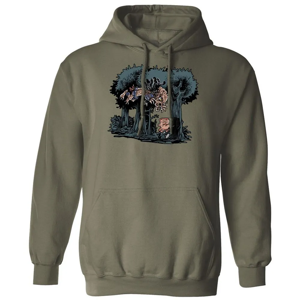Classic Unisex Hoodie - PG5TF2XA - Military Green - 4