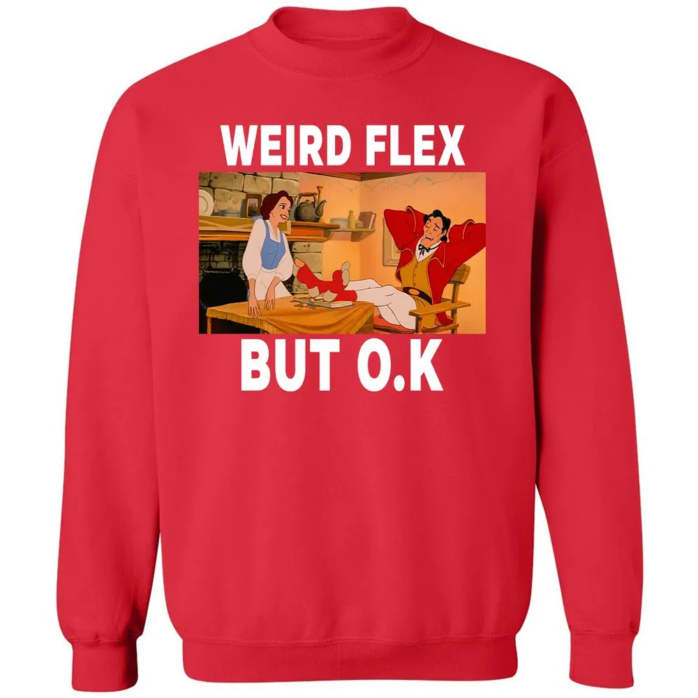 Classic Unisex Sweatshirt - YFT8KQTB - Red - 5