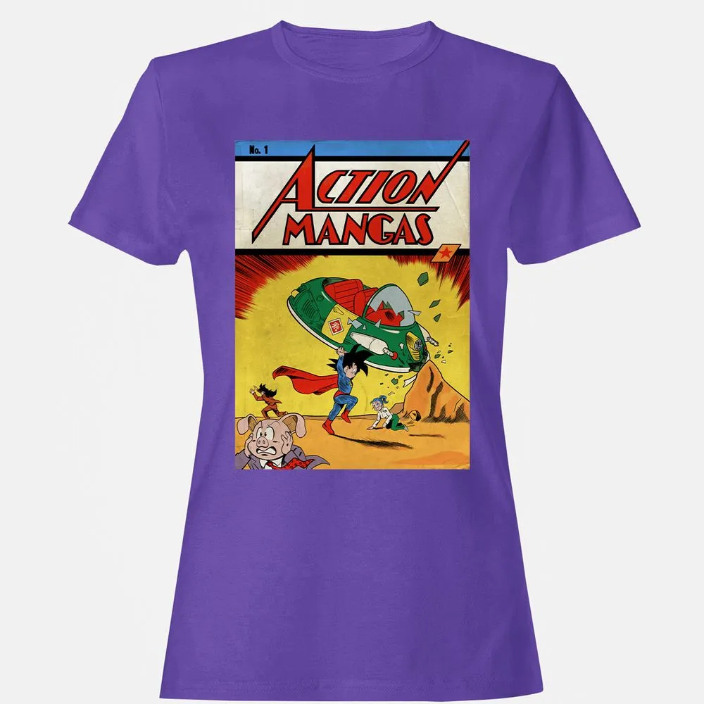 Women's T-Shirt - AKBJNXLG - Purple - 12