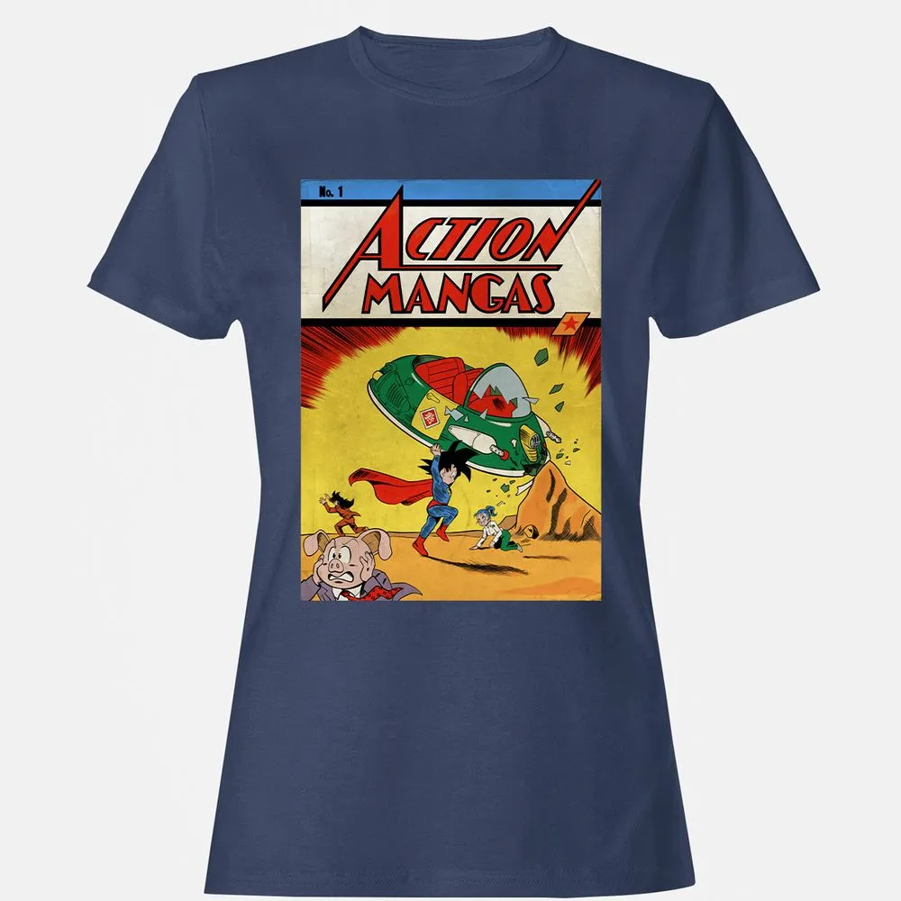Women's T-Shirt - AKBJNXLG - Navy - 10