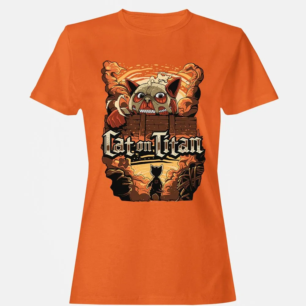 Women's T-Shirt - 6S131BQW - Orange - 11